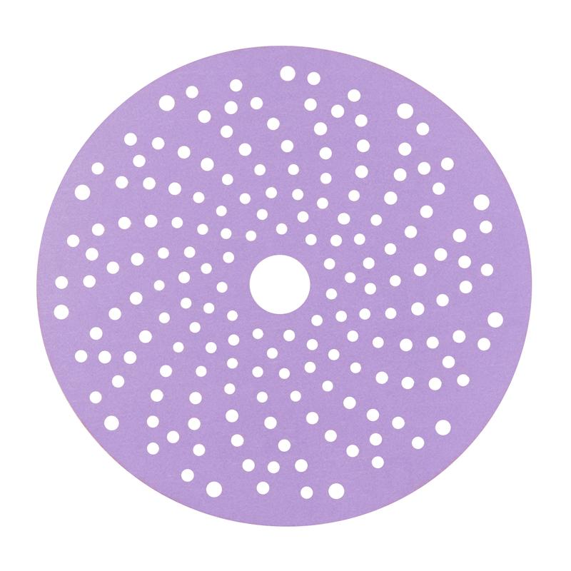 Disc de șlefuit 3M™ Cubitron™ II Hookit™ 737U, 150 mm, găuri multiple, 400+, 51428 | Pachet (50 bucăți)