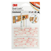 3M™ Dual Lock™ Fixare elastică flexibilă SJ3560, translucid, 19 mm x 100 mm, 5,7 mm, 40 capete/cm², utilizare în interior, blister | Cutie de carton (1 bucata)