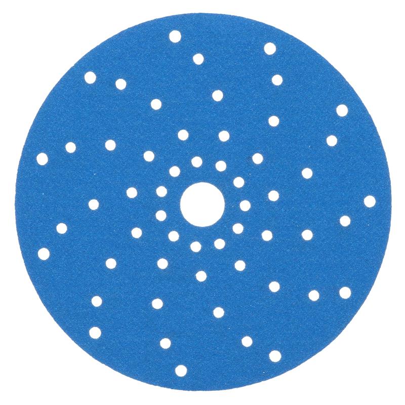 Disc de șlefuit 3M™ Hookit™ albastru cu găuri multiple 325U, albastru, 150 mm, cu găuri multiple, P120, 51373 | Pachet (1 bucata)