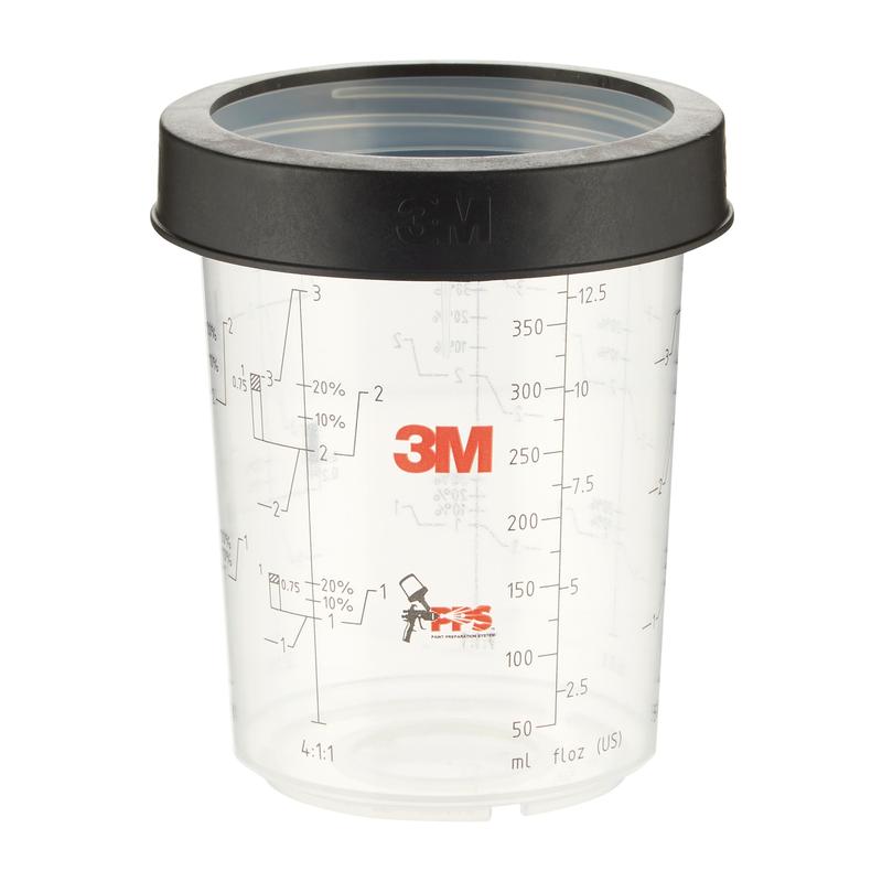Cupă exterioară 3M™ PPS™ cu inel cu șurub, Midi, 400 ml, 16122 | Pachet (400 ml)
