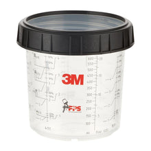 Cupă externă 3M™ PPS™ cu inel cu șurub, standard, 650 ml, 16001 | Pachet (1 set)