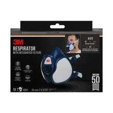 Respirator 3M™ cu filtre integrate 4255+, FFA2P3 R D Vapori organici | Pachet (1 bucata)