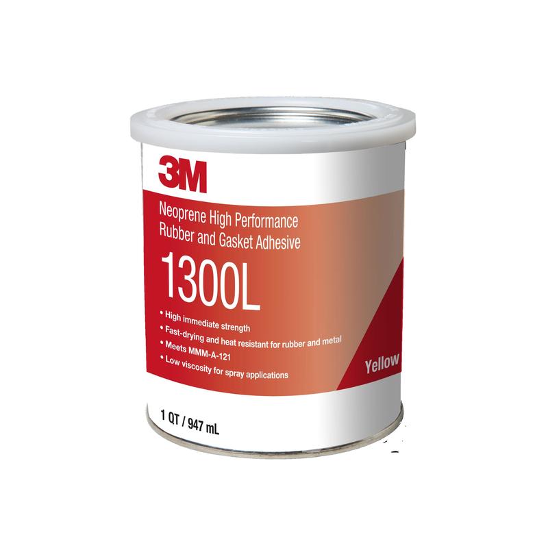 Adeziv solvent pe bază de policloropren 3M™ 1300, galben, 1L | Canister (1L)