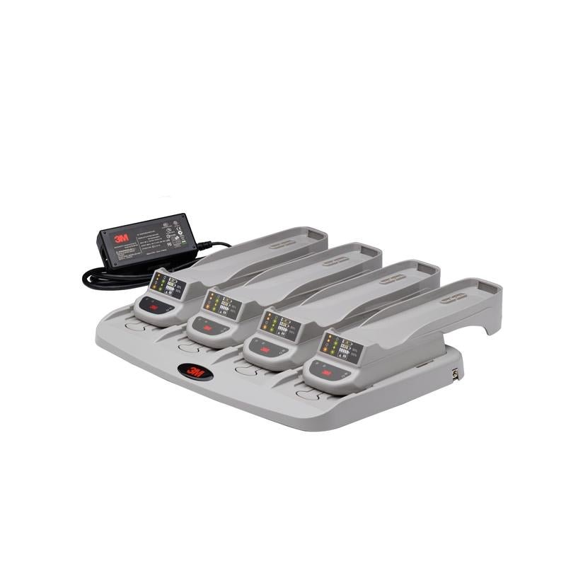 Încărcător de baterii 3M™ Versaflo™, patru stații, Europa, TR-644E | Pachet (1 bucata)