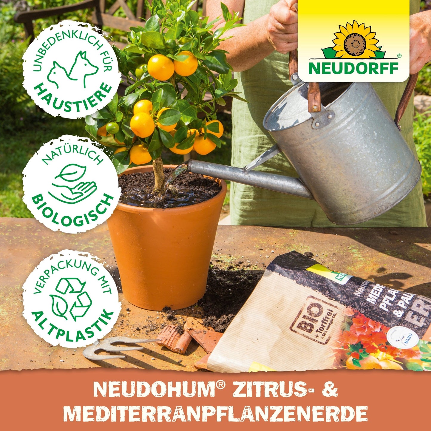 NeudoHum Sol pentru plante citrice și mediteraneene
