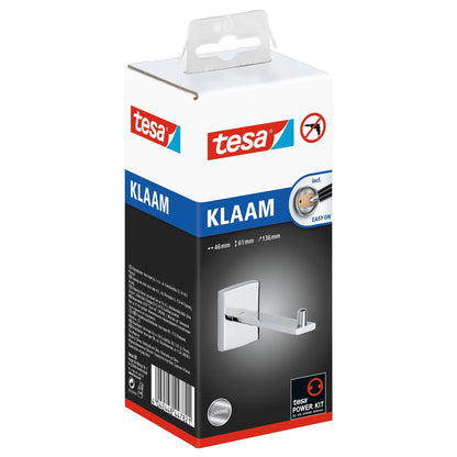 tesa Klaam Ersatzrollenhalter, verchromt, inkl. Klebelösung