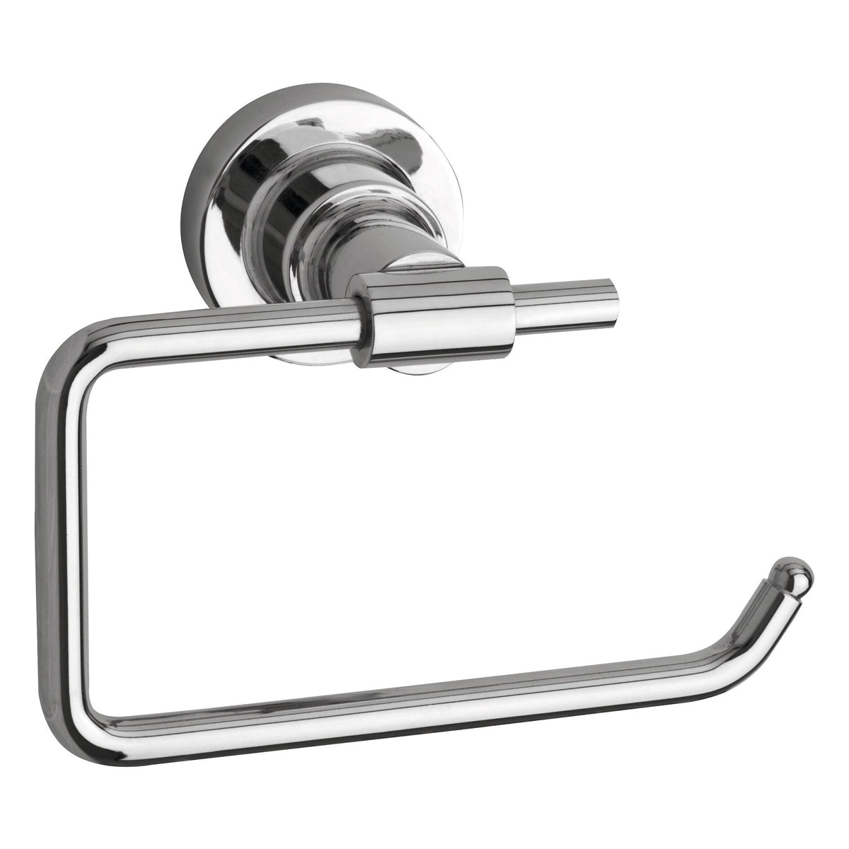 tesa Luup Toilettenpapierhalter ohne Deckel, verchromt, inkl. Klebelösung ohne Deckel