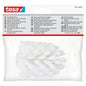 tesa Ersatzkopf für Toilettenbürste Weiß, Deluxxe, Elegaant, Exxcellent, Ekkro, Hukk, Klaam, Loxx, Luup oder Smooz