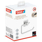 tesa EXXCLUSIV Toilettenpapierhalter, Edelstahloptik, Klebelösung
