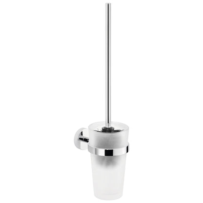 tesa Exxcellent Toilettenbürste, Metall, verchromt, inkl. Klebelösung