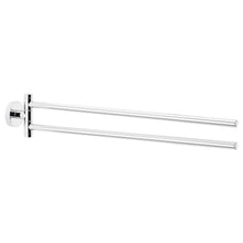 tesa Exxcellent Handtuchhalter, Metall, verchromt, 2-armig, inkl. Klebelösung
