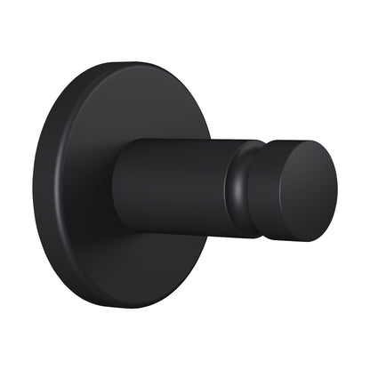 tesa MOON BLACK Handtuchhaken, schwarz matt, inkl. Klebelösung