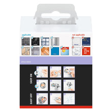 tesa MOON BLACK Bademantelhaken, schwarz matt, inkl. Klebelösung