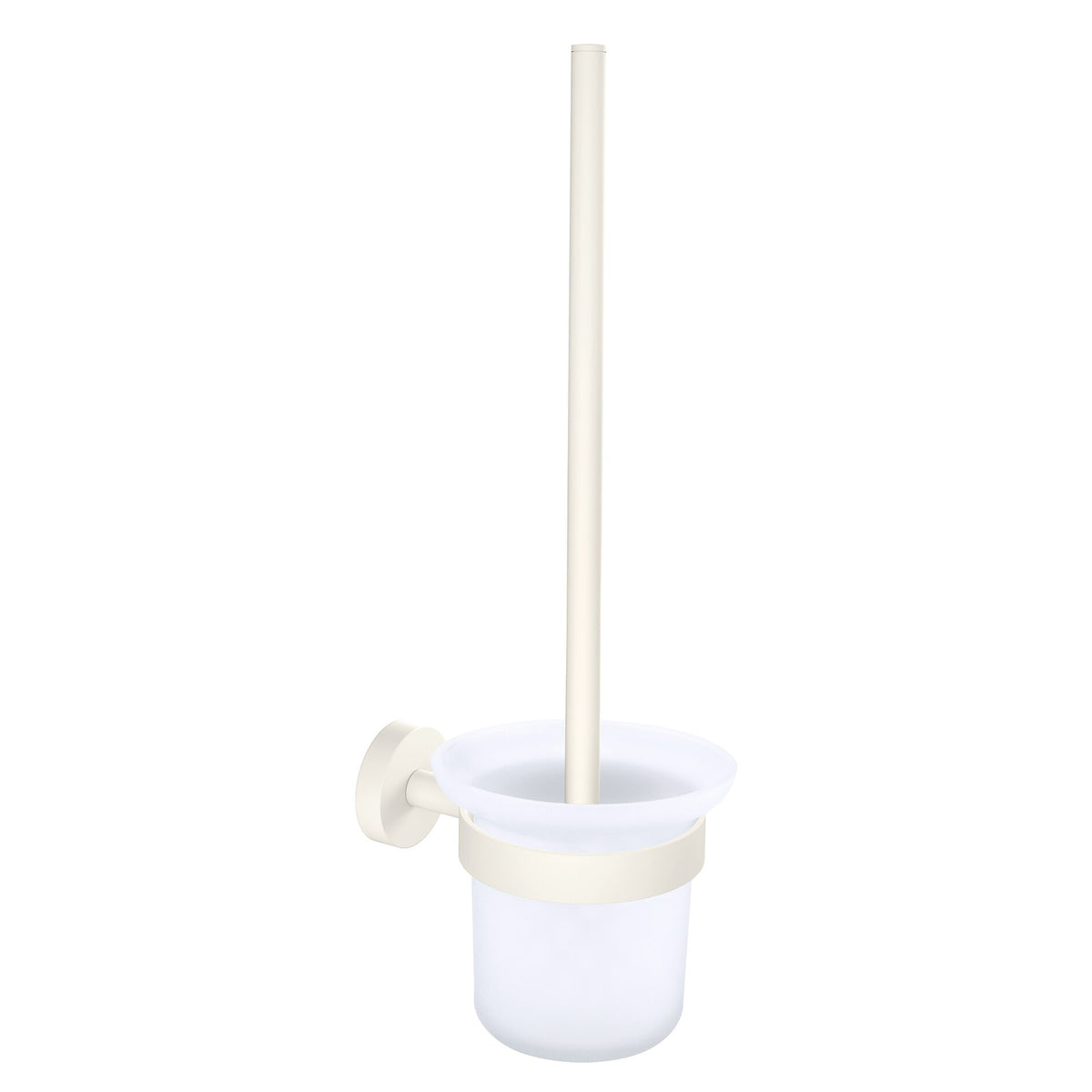 tesa MOON WHITE WC-Bürstenhalter, weiß matt, inkl. Klebelösung