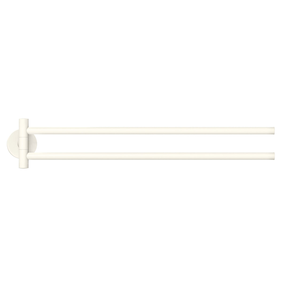 tesa MOON WHITE Handtuchhalter 2-armig, weiß matt, inkl. Klebelösung