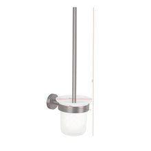 tesa MOON Graphite Toilettenbürste, selbstklebend, Metall PVD beschichtet