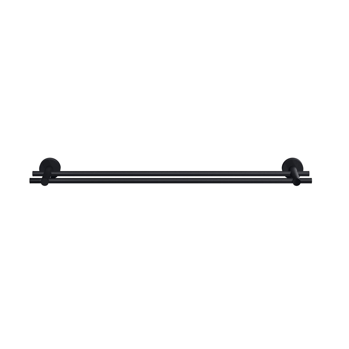 tesa MOON BLACK Handtuchstab Handtuchstange, selbstklebend, schwarz gepulvertes schwarz