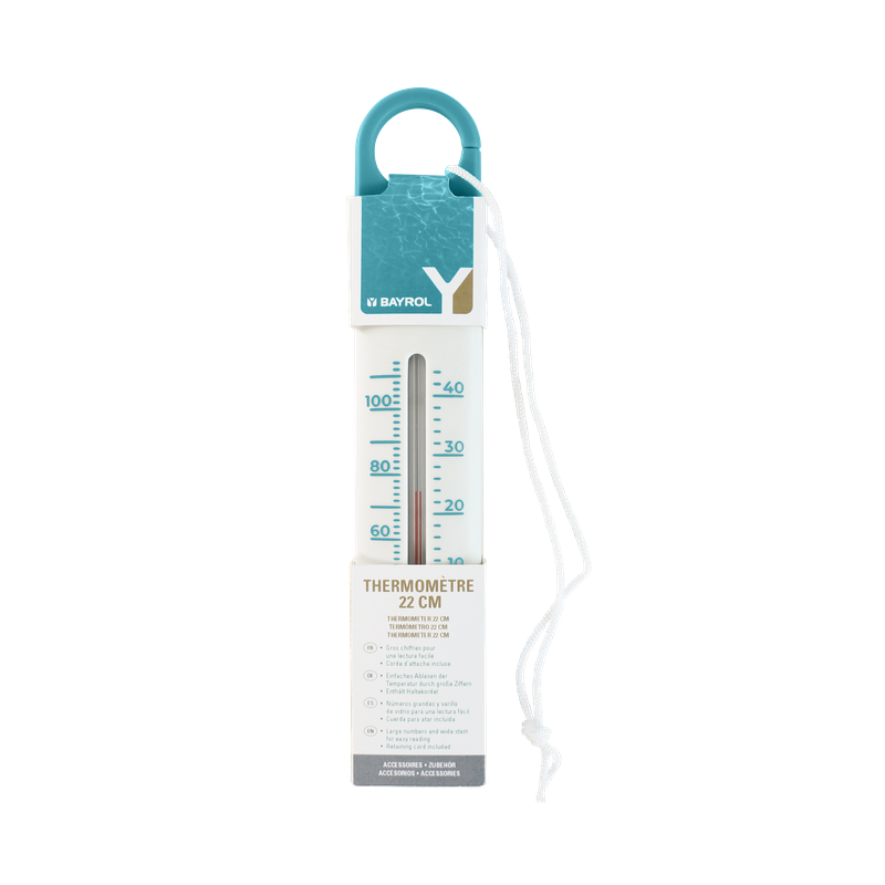 Termometru BAYROL 22 cm | Pachet (1 bucata)