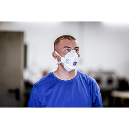 NITRAS SAFE AIR PRO, masca respiratorie, alba, EN 149, cutie 15 bucati calitate premium | Pachet (15 bucăți)