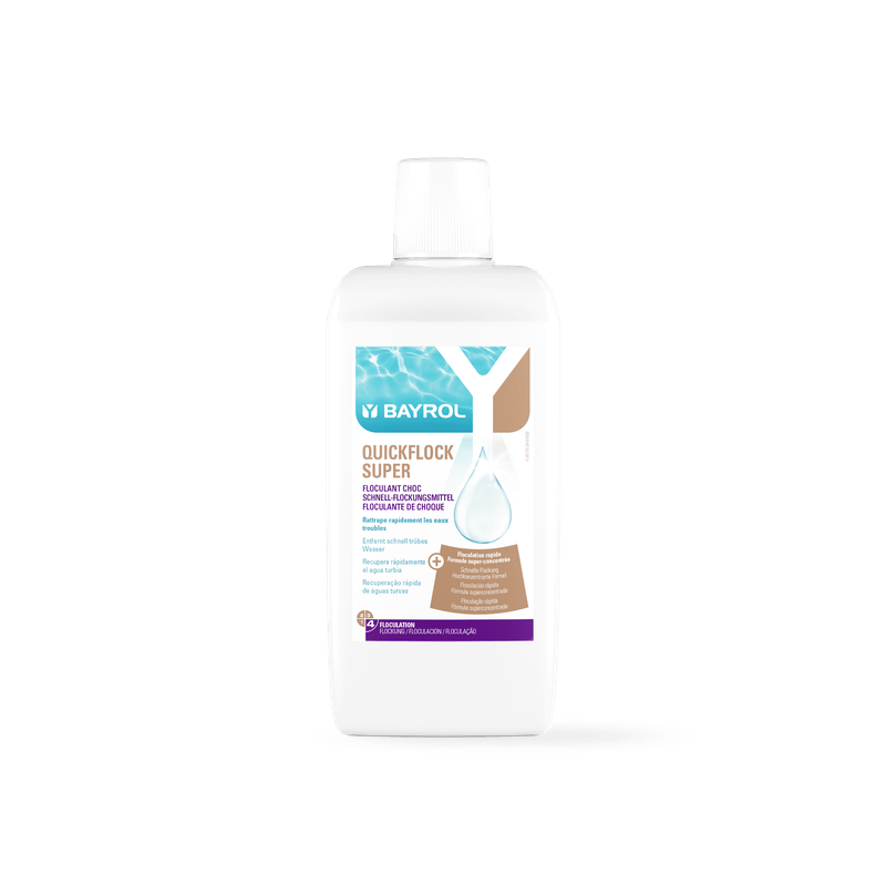 BAYROL Quickflock Super 1 L floculant pentru îndepărtarea rapidă a tulburărilor