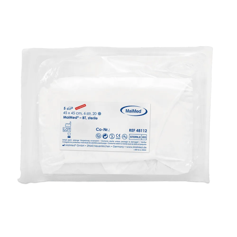 MaiMed-BT-steril 45x45, Rökochip, ambalat dublu
