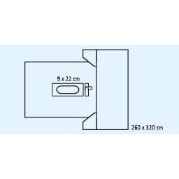FD PP abdomen/vertebre Pânză sk 260x320* 9x22* bătătură creponată | Pachet (7 bucăți)