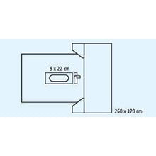 FD PP abdomen/vertebre Pânză sk 260x320* 9x22* bătătură creponată | Pachet (7 bucăți)