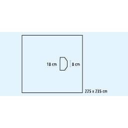 FD PP ENT/MKG pânză sk 225x235* 10x18* bătătură creponată | Pachet (8 bucăți)