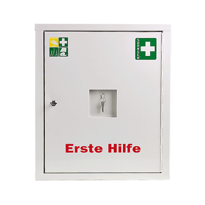 Verbandschrank EUROSAFE weiß Füllung Standard DIN 13169