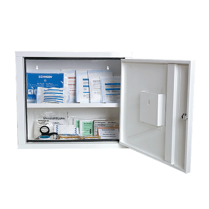 Verbandschrank JUNIORSAFE weiss mit Füllung Standard DIN 13157