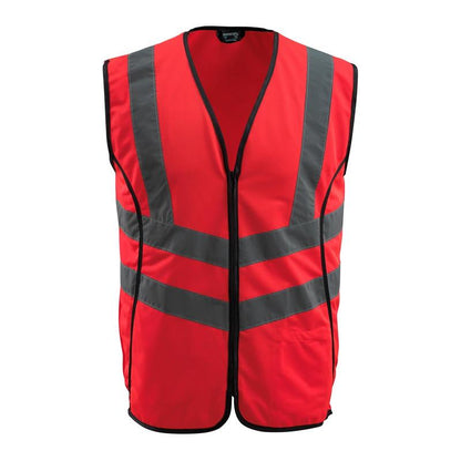 Vestă de trafic MASCOT® Wingate, roșu hi-vis