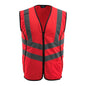 Vestă de trafic MASCOT® Wingate, roșu hi-vis