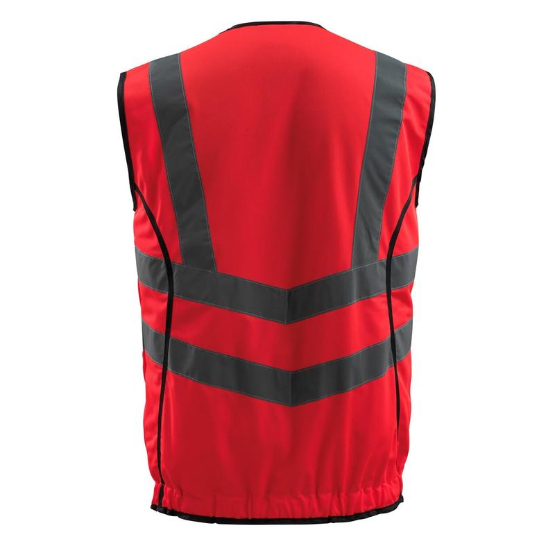 Vestă de trafic MASCOT® Wingate, roșu hi-vis