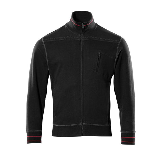 Hanorac MASCOT® Chania cu fermoar, negru