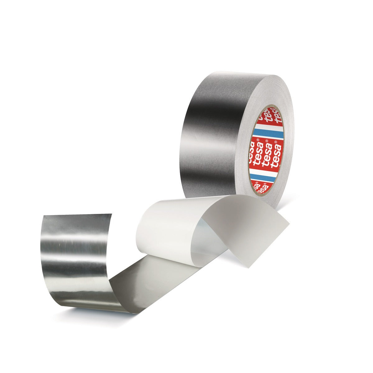 tesa 50575 Aluminium Aluminiumklebeband ohne Liner, 50 m x 50 mm, silber