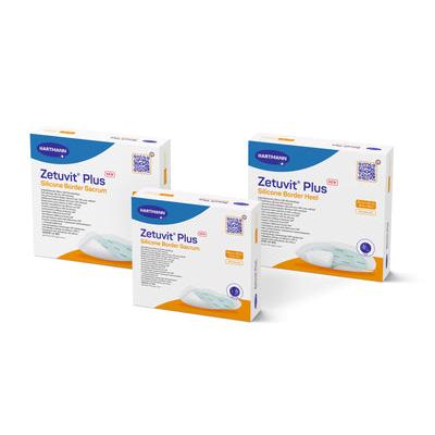 Bordura din silicon Hartmann Zetuvit Plus 8x8cm P10 | Pachet (10 bucăți)