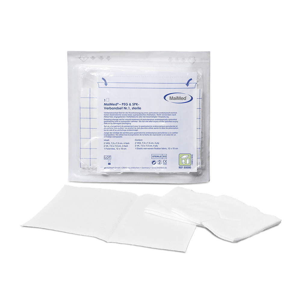 Set pansament MaiMed PEG & SPK Nr. 1 - steril steril, ambalat simplu 15 bucati/punga | Cutie (15 bucăți)