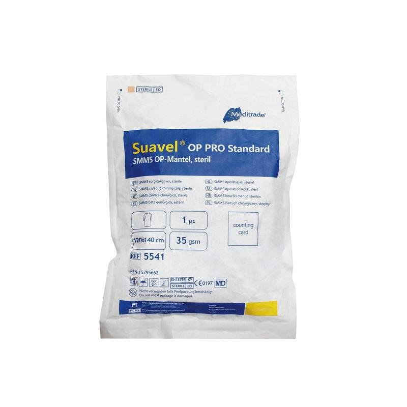 Suavel OP PRO Standard SMMS; Gr. MDIN EN 13795 SP; 35gSteril 120 x 140 | Cutie (30 pachete)