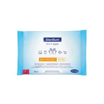 Șervețele Hartmann Sterillium 2 în 1 (15 șervețele) DE/AT/CH | Pachet (1 bucata)