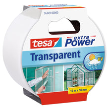 tesa extra Power Transparent Reparaturband, 10 m x 50 mm