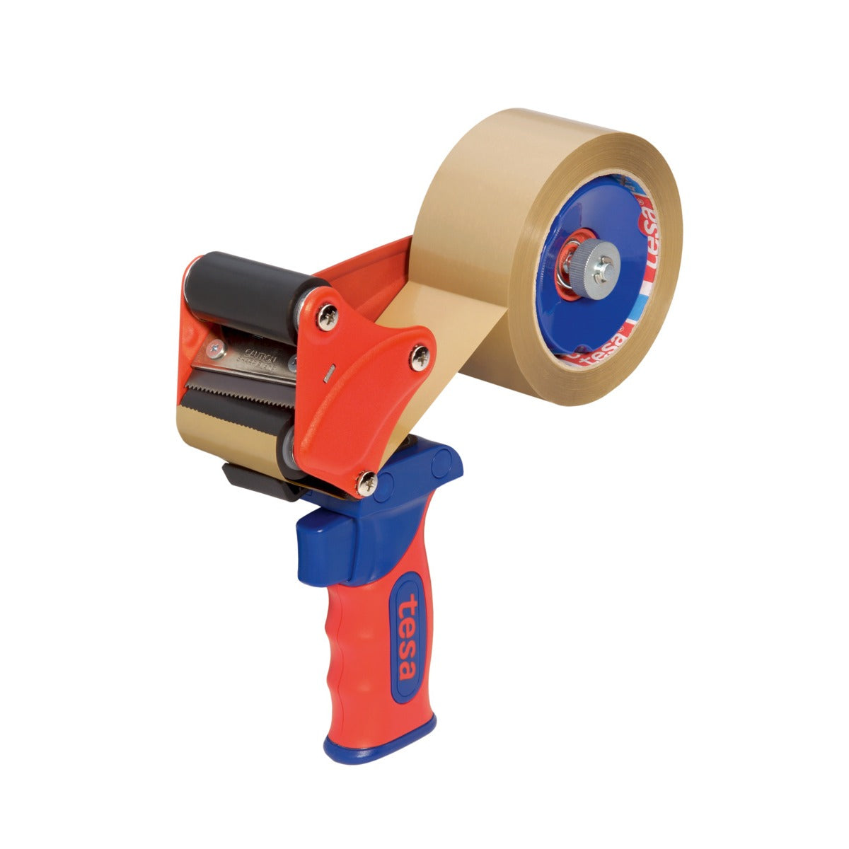 tesa 56402 Verpackungsklebeband-Handabroller Premium für Rollen mit 50mm Breite