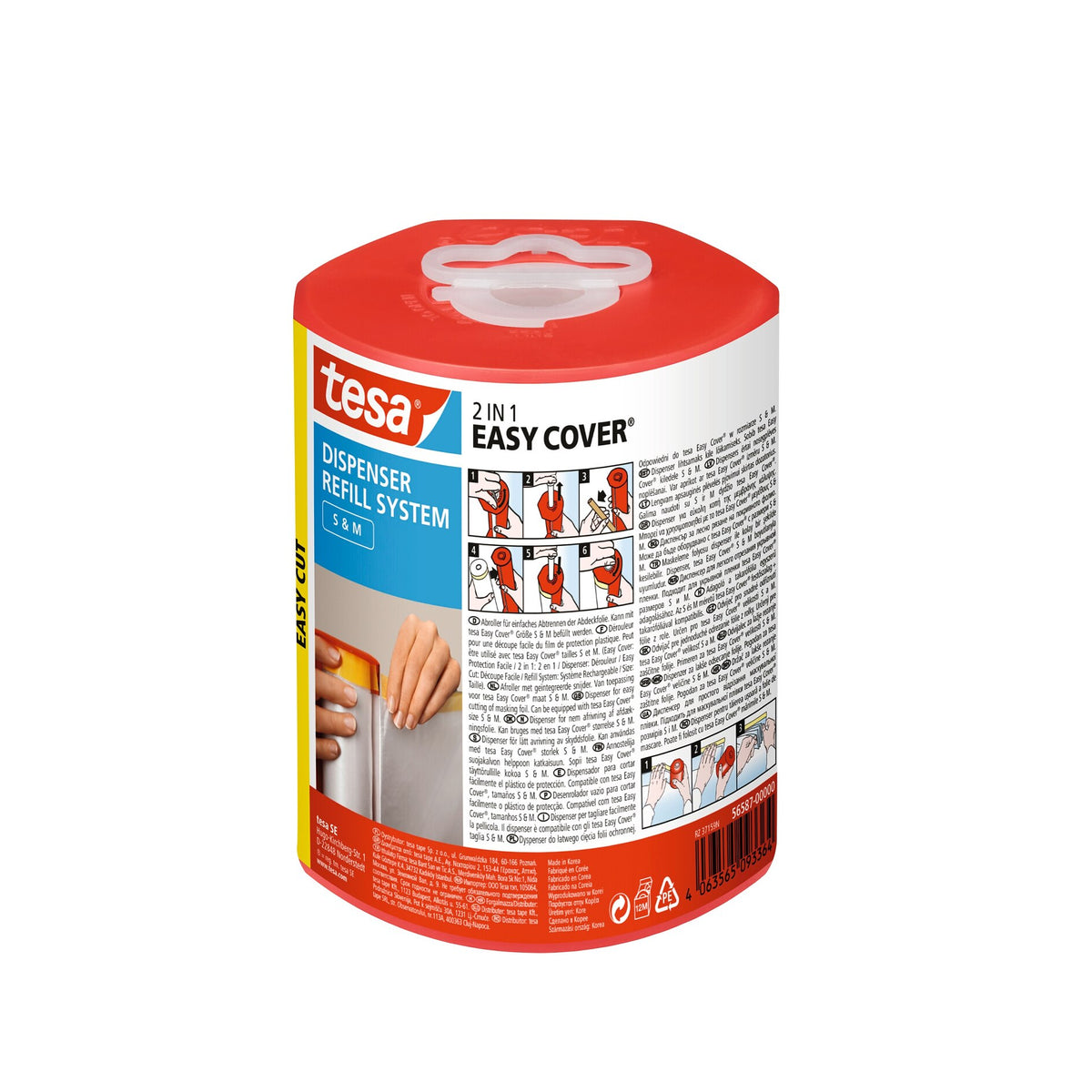 tesa Easy Cover Abroller leer S/M