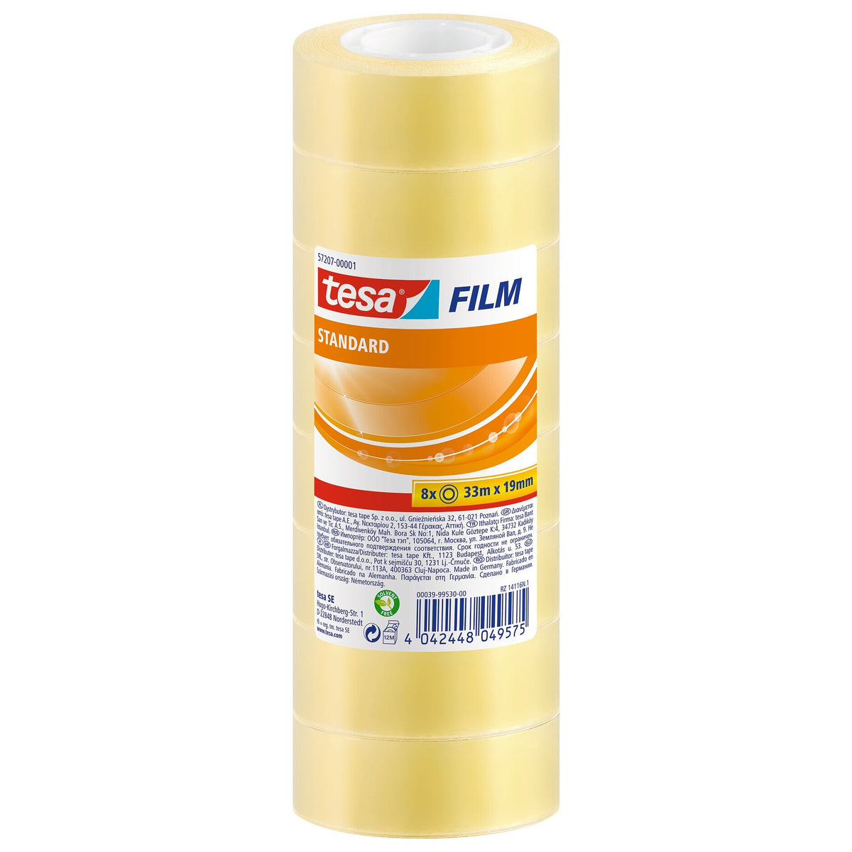 tesafilm 57207 Standard, Shrink, 33 m x 19 mm, transparent