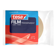 tesafilm TRANSPARENT, în ambalaj Flowpack, 33 m x 15 mm
