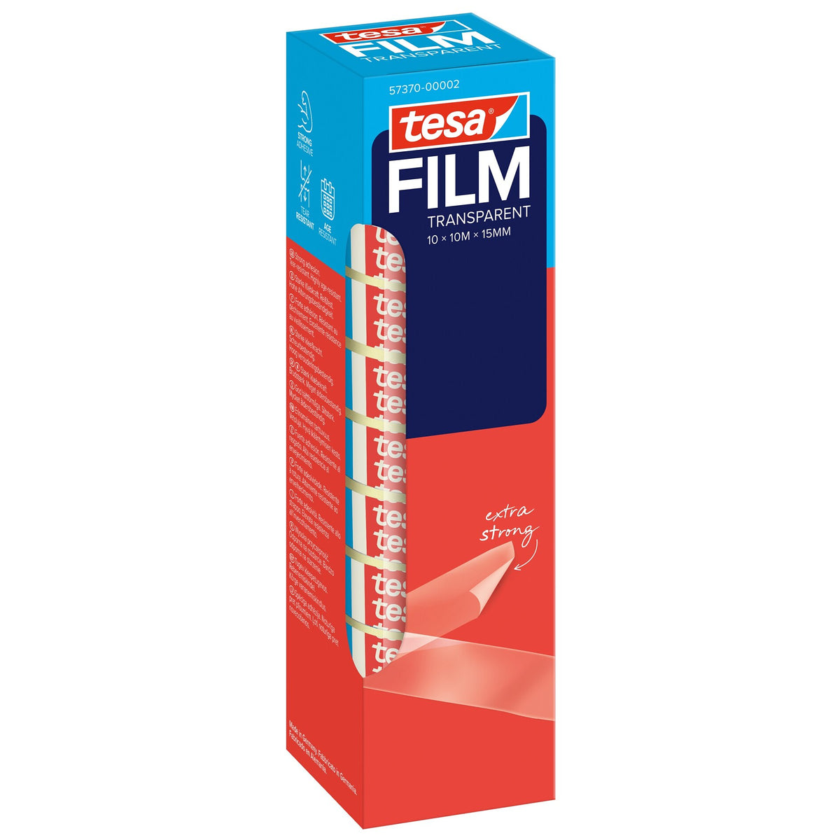 tesafilm TRANSPARENT 10 m x 15 mm