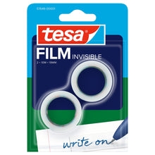 tesafilm INVISIBLE, alb mat, în ambalaj blister, 10 m x 19 mm