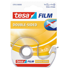 bandă Tesafilm dublu adezivă, 7,5 m x 12 mm, transparentă