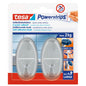tesa Powerstrips Haken Large OVAL chrom