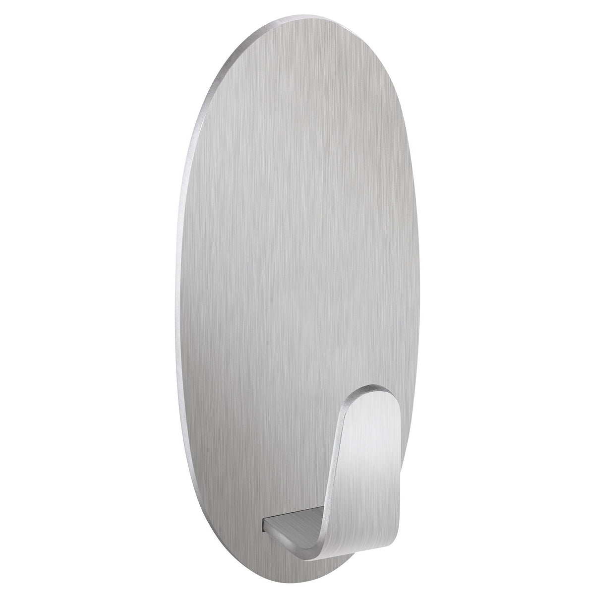tesa Powerstrips Haken L Metall Oval, weiß
