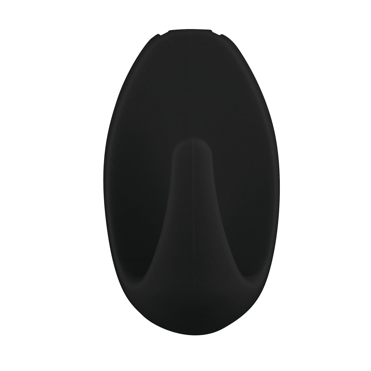 tesa Powerstrips Haken Small Oval schwarz